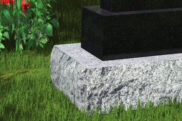 Available as a stand-alone option under a monument (Mercer p. 10) or installed atop an even bigger base as shown above. (Fraser p. 11)